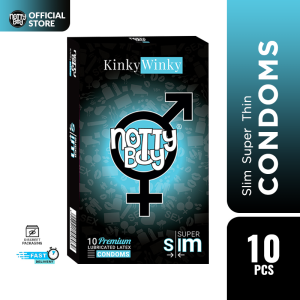 NottyBoy KinkyWinky Super Slim Condom - 10Pcs Pack(India)