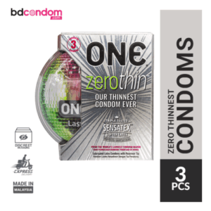 One Condom Zero Thin Thinnest Condom - 3Pcs Jar(Malaysia)