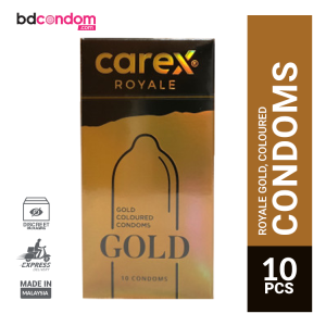 CAREX Royal Gold Color Premium Condom - 10Pcs (Malaysia)