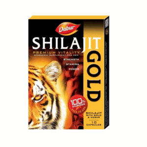 Dabur Shilajit Gold Premium Vitality Supliment - 12capsule