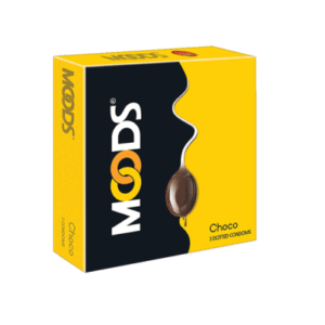MOODS Choco Chocolate Flavored Dotted Premium Condom - 3Pcs Pack