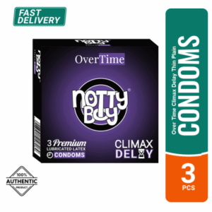 NottyBoy Over Time Climax Delay Extra Time Condom - 3Pcs Pack