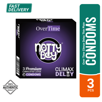 NottyBoy Over Time Climax Delay Extra Time Condom - 3Pcs Pack