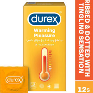 Durex Warming Pleasure Extra Sensation Condom - 12pcs Pack