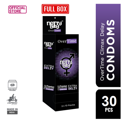 NottyBoy Over Time Climax Delay Extra Time Long Lasting Condom - 30Pcs Full Box(India)