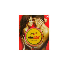 Zaroor TimeMax Climax Control Dotted Coloured Condom - 3Pcs Pack