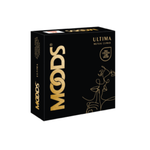 Moods Ultima Mutual Climax - Dotted Ribbed Climax Delay Condom - 3Pcs Pack (India)