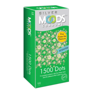 Moods Sliver 1500 Dots Condom - 12Pcs Pack(India)