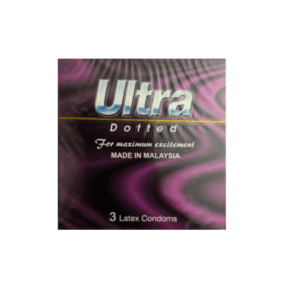 Ultra Dotted Condom - 3pcs Pack (Malaysia)
