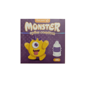Monster Spike Shape Condom - 1Pcs Pack (Purple)