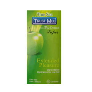 Trust Mee True Dotted Apple Flavored Condom - 10Pcs Pack