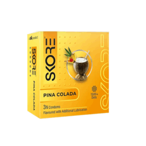 Skore Pinacolada 1500+ Dotted and Flavored Condom - 3Pcs Pack(India)