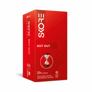 Skore Notout Climax Delay 1500 + Dotted Condom - 20Pcs Pack(India)